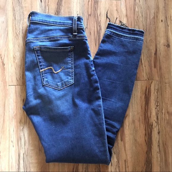 7FAM Cropped Skinny Jeans - Picture 4 of 7